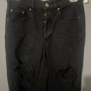 PacSun Black Distressed Skinny Jeans